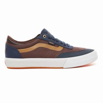 Damske Tenisky Vans X Independent Gilbert Crockett 2 Pro Modre/Káva VA59YUXWJ